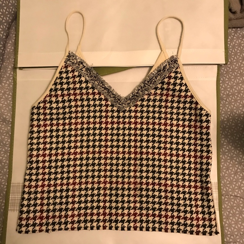 Zara tweed top
